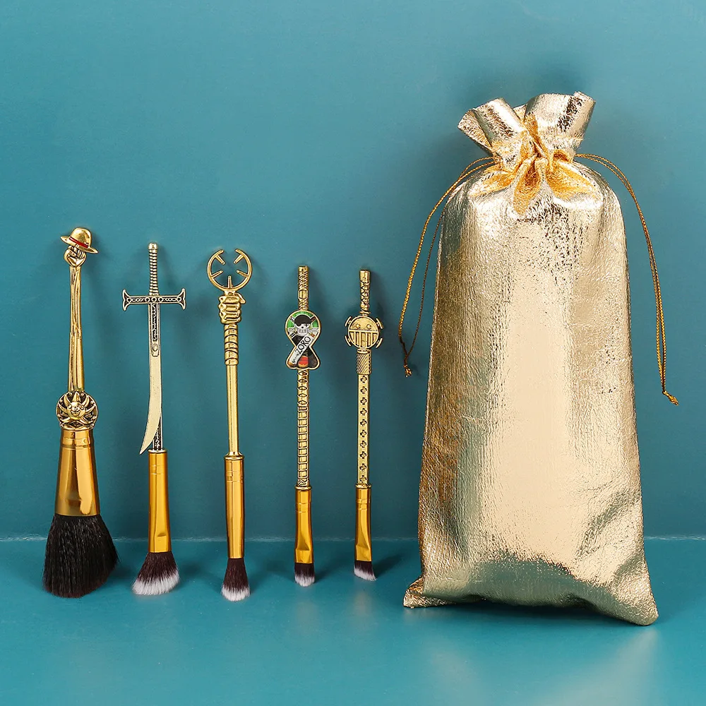 

Новинка цельная Обезьяна D Луффи ророноа Зоро Оружие армированный символ аксессуары для косплея Женская Косметическая кисть для девочек ки...