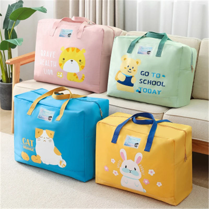

Kindergarten Quilt Storage Bag Cartoon Portable Water-Proof And Moisture-Proof Children's Quilt Bag Sorting Clothes Moving Bag