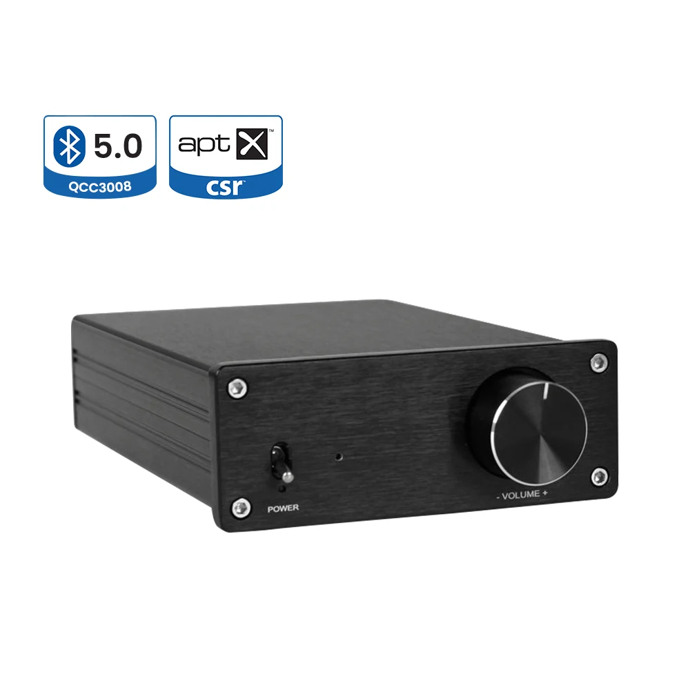 

AIYIMA QCC3008 APTX Bluetooth 5.0 HIFI TPA3255 Stereo 2.0 Channel 325W*2 High Power Digital Amplifier Class D Audio Sound AMP