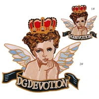 new arrival angel embroidery patches applique sew on clothing or bags sewing supplies decorative patches ep032