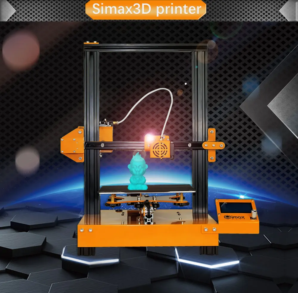 SIMAX Mi-M200 промышленный 3D принтер настольный Большой размер высокая точность fdm домашний 3d принтер образовательное оборудование