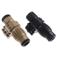 tactical red dot sight sight 3x magnifier for flip for side mount 20mm rail hunting optical riflescope