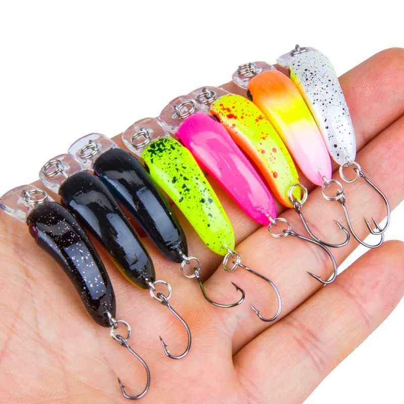 

1PCS Crankbait Fishing Lure 4.7Cm 1.4g Hard Wobbler Fat Crank Lure Fishing Tackle Artificial Bait Fishing Lure