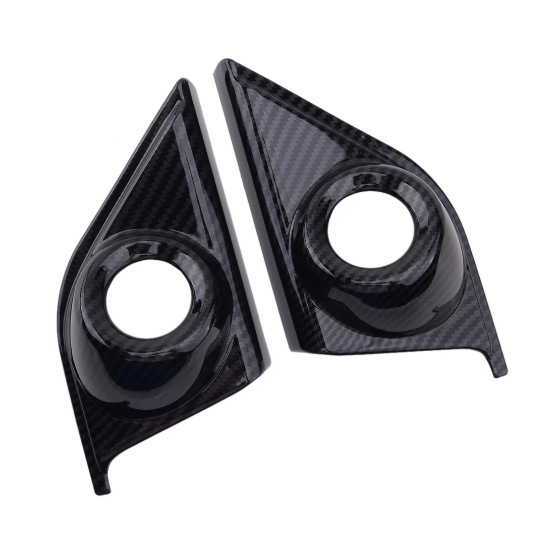 

1 пара, углеродное волокно, стильный передний динамик, рамка, отделка, подходит для Honda CRV CR-V 2017 2018 2019 2020
