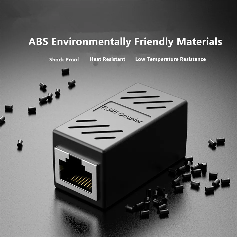 RJ45 Network Female Adapter Colorful to Connector Coupler Extender RJ 45 Ethernet Cable Extension Converter | Электроника