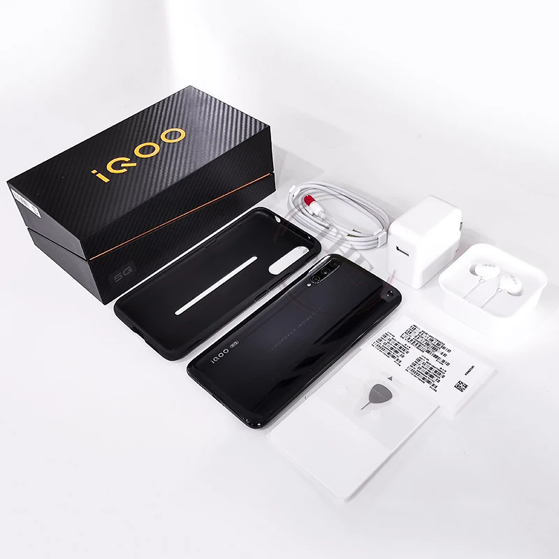 Vivo iQOO Pro 5G поддержка глобальной rom Google NFC 6,4" экран 48MP камера 44 Вт Быстрая зарядка Смартфон Snapdragon