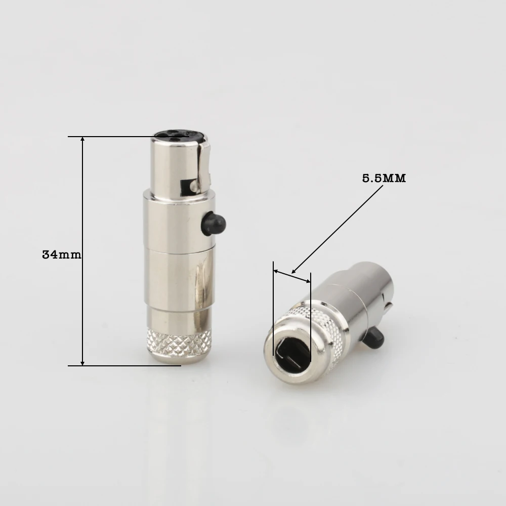 Audiocrast Mini XLR 5 контактный гнездовой разъем аудио Микрофон Разъем MIC Tini TA5F