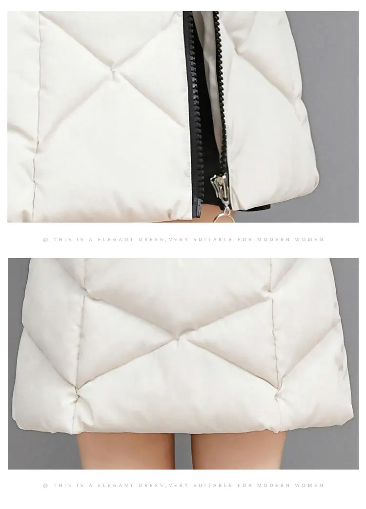 Женская парка на утином пуху длинная Сверхлегкая куртка с капюшоном и