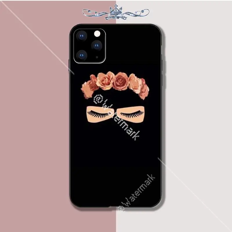 Yinuoda Мусульманка Исламская Девушка Глаза Роскошный Чехол для Телефона Для Iphone 5s Se 6 6s 7 8 Plus X Xs Max Xr 11 Pro Корпус Этуи он.