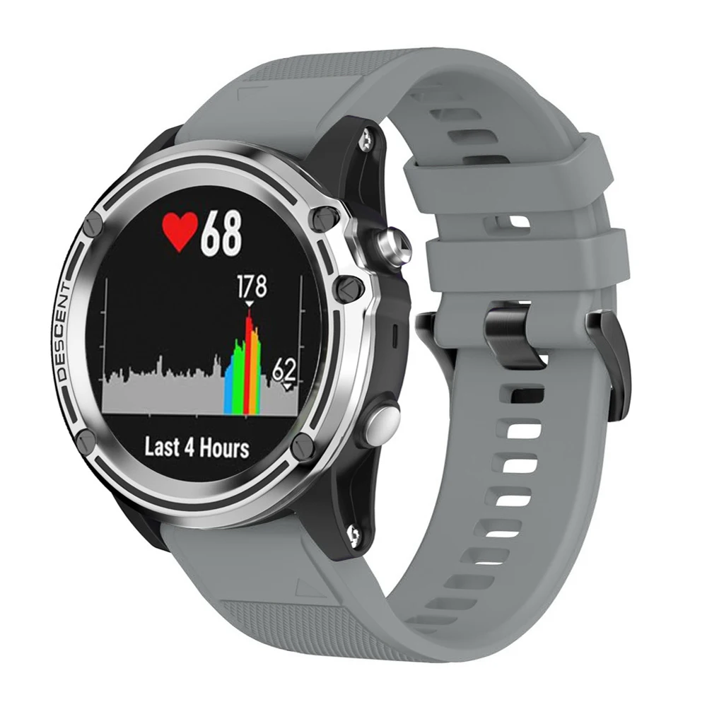 Смарт-ремешок для часов Garmin Fenix 3/3HR/5X/5X Plus силиконовые для фитнеса сменный наручный ремешок подходит для запястья 5,70-10,23 дюйма(145 мм-260 мм