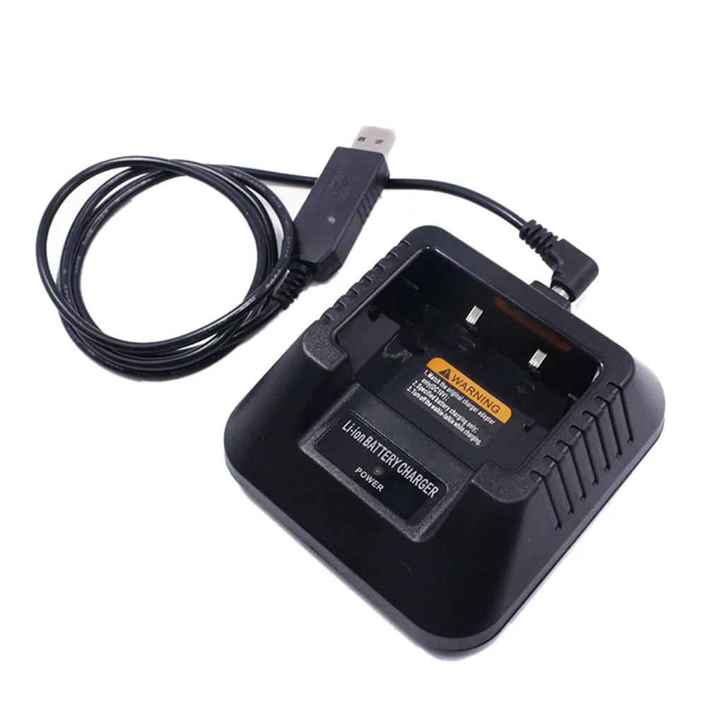 1 шт. UV5R USB зарядное устройство Замена для Baofeng UV-5R UV-5RE DM-5R портативная