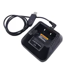 1 шт. UV5R USB зарядное устройство Замена для Baofeng UV-5R UV-5RE DM-5R портативная двухсторонняя рация