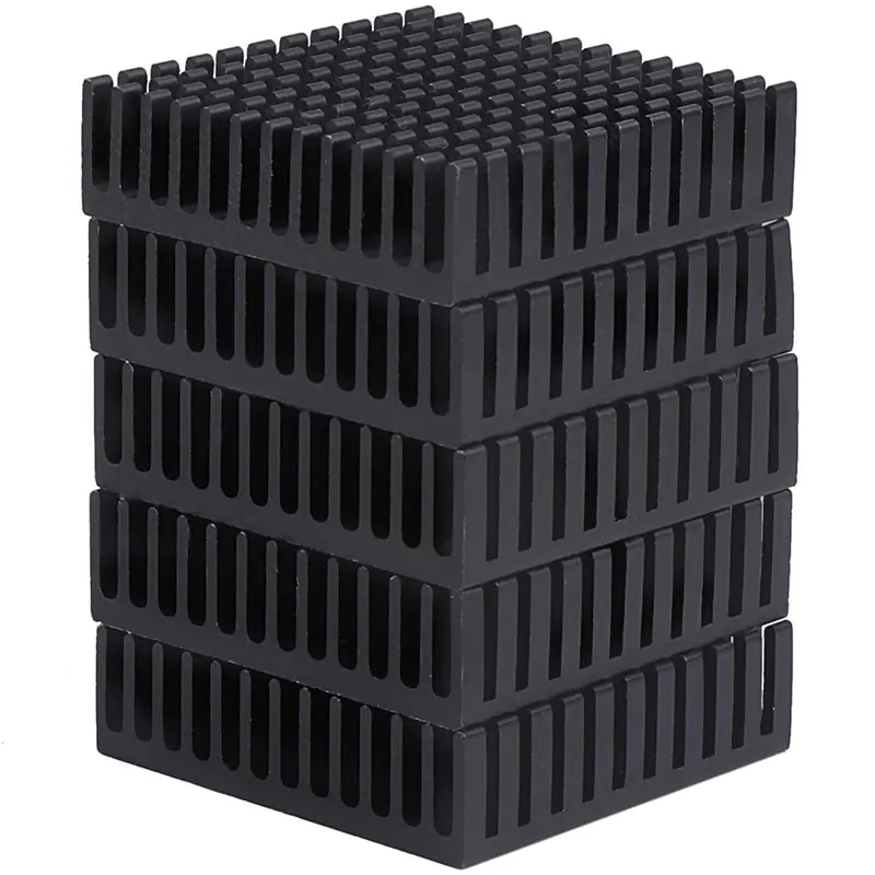 20PCS 40mm x 11mm Black Aluminum Heatsink Cooling Fin for MOSFET VRam Regulators VRM Stepper Driver | Компьютеры и офис