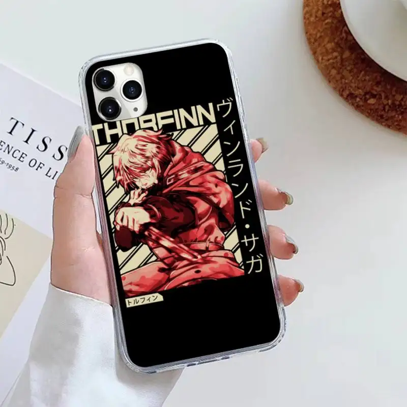

Vinland Saga japanese anime Phone Case For iphone 12 5 5s 5c se 6 6s 7 8 plus x xs xr 11 pro max mini custom coque shell