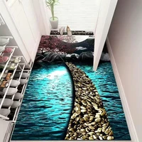 3d dolphin mermaid corridor mat doormat bedroom kitchen rugs kids room play mat bedside area rug pastoral carpet for living room