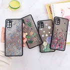 Чехол A12 для Samsung A51, чехол A32, A52, A50, чехол для Samsung A31, A33, A53, A73, A21S, A42, A13, A50, A03S, A70, A71, A72, A30, A22, чехол с цветами
