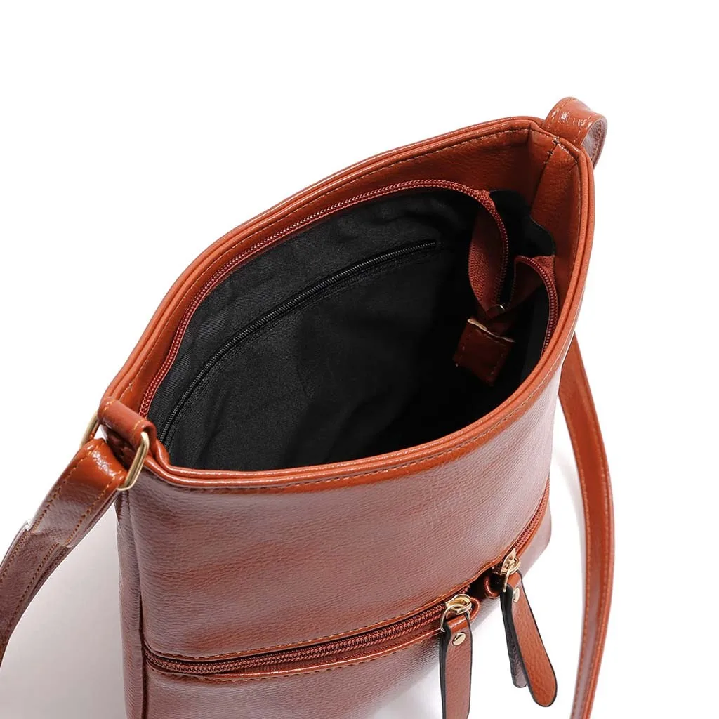 

Hot sale women handbag large capacity shoulder bags high quality PU leather Crossbody bag ladies wild cross body bags#G30