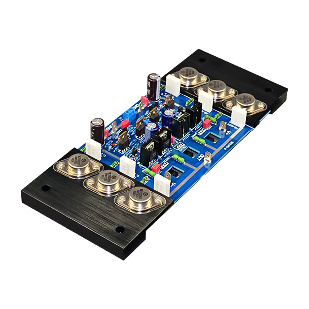 

AIYIMA LM334 ON15024 15025 MJE15032 15033 KSA100 Mono Channel Hifi 300W High Power Amplifier Board Adjustable Class A Amp Board