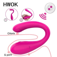 hwok wireless remote control panties vibrator u shaped adult toys for couples vagina clitoris stimulator female masturbator