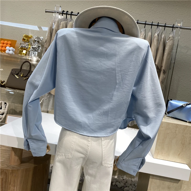 

Brand Original Design 2021 Casual Turtleneck Long Sleeve Solid Color Shirt + Slim Short Suspenders Vest Suit