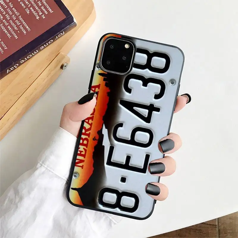 Чехол для телефона с номерным знаком Нью-Йорка iphone 13 8 7 6 6S Plus X 5S SE 2020 XR 11 12 pro XS MAX -