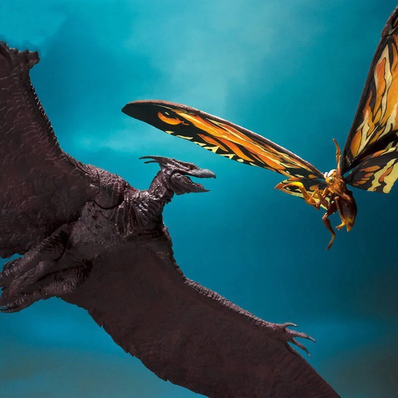 Экшн фигурка Gojira 2 Mothra & Rodan 18 см модель Godzilla из ПВХ Коллекционная игрушка|Игровые