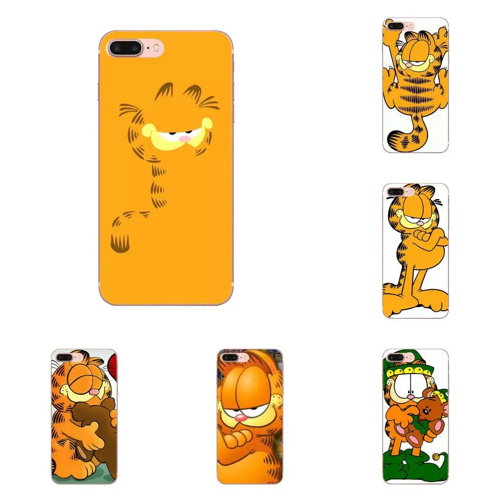 Стильная футболка с изображением персонажей видеоигр Кот Гарфилд Gif для LG K50 Q6 Q7 Q8