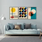 Настенный декор bauhaus, плакат, минималистичный абстрактный-Bauhaus, Настенный декор