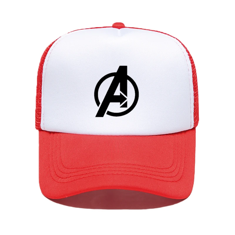 Сетчатая бейсболка кепка для папы с принтом Мстителей суперкепка Капитана