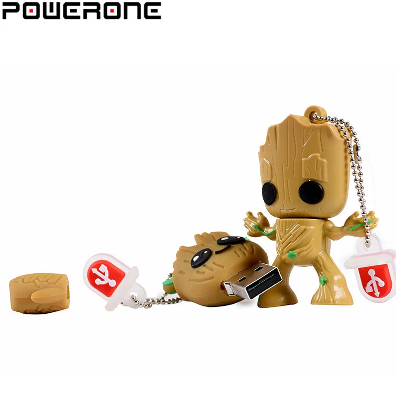 POWERONE с любимыми персонажами из мультфильмов изображением грута флэш накопитель