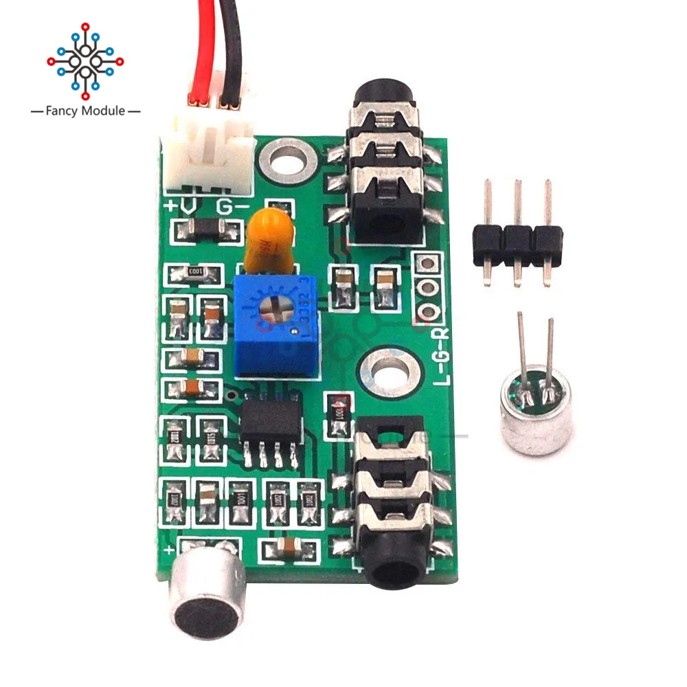 Модуль усилителя микрофона регулируемый аудио усилитель цепи сигнала