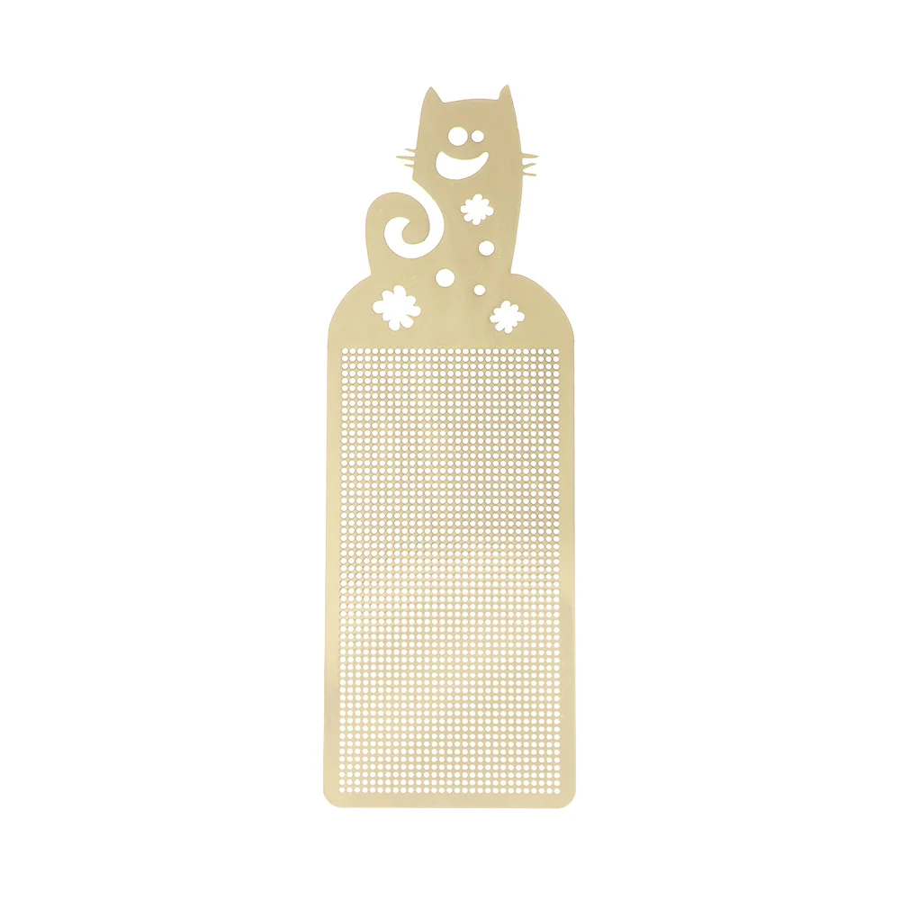 Cat Gold 1 шт. бабочка Сова DIY ремесло Стич крестиком металлическая Закладка серебро Золотой Рукоделие Вышивка ремесла счетный крест-строчка - Цвет: Cat Gold