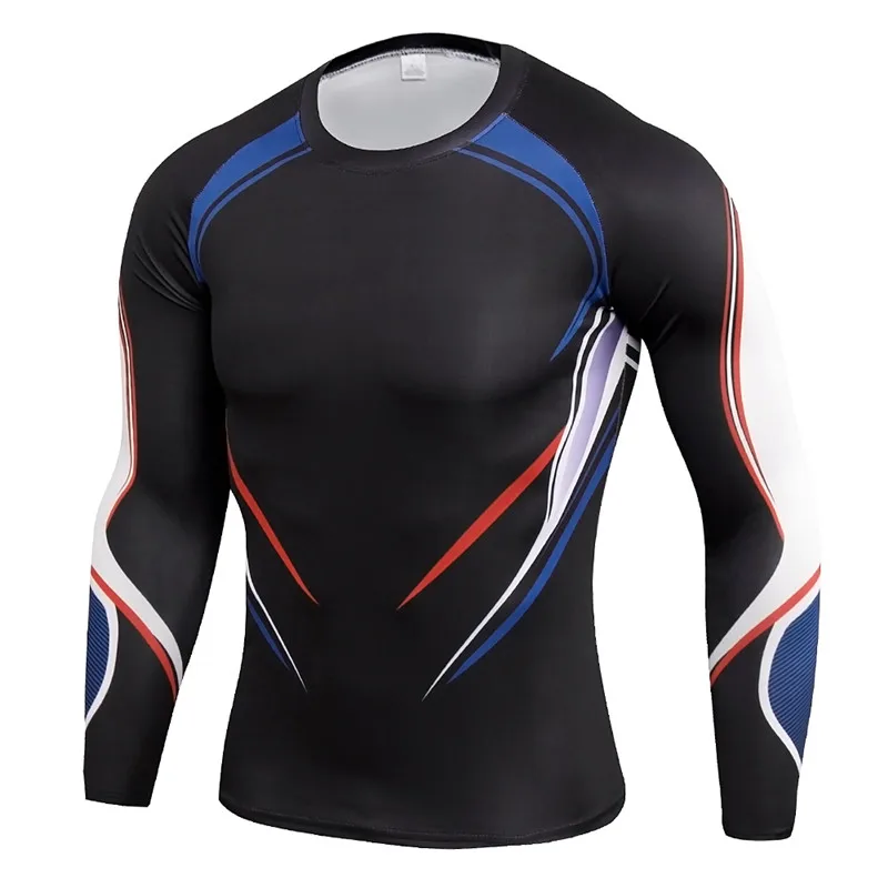 

Men's Compression Sportswear Gym Jogging Tracksuit Training Athletic Workout QuickDry Tight Physical SportsSet men Sleeves