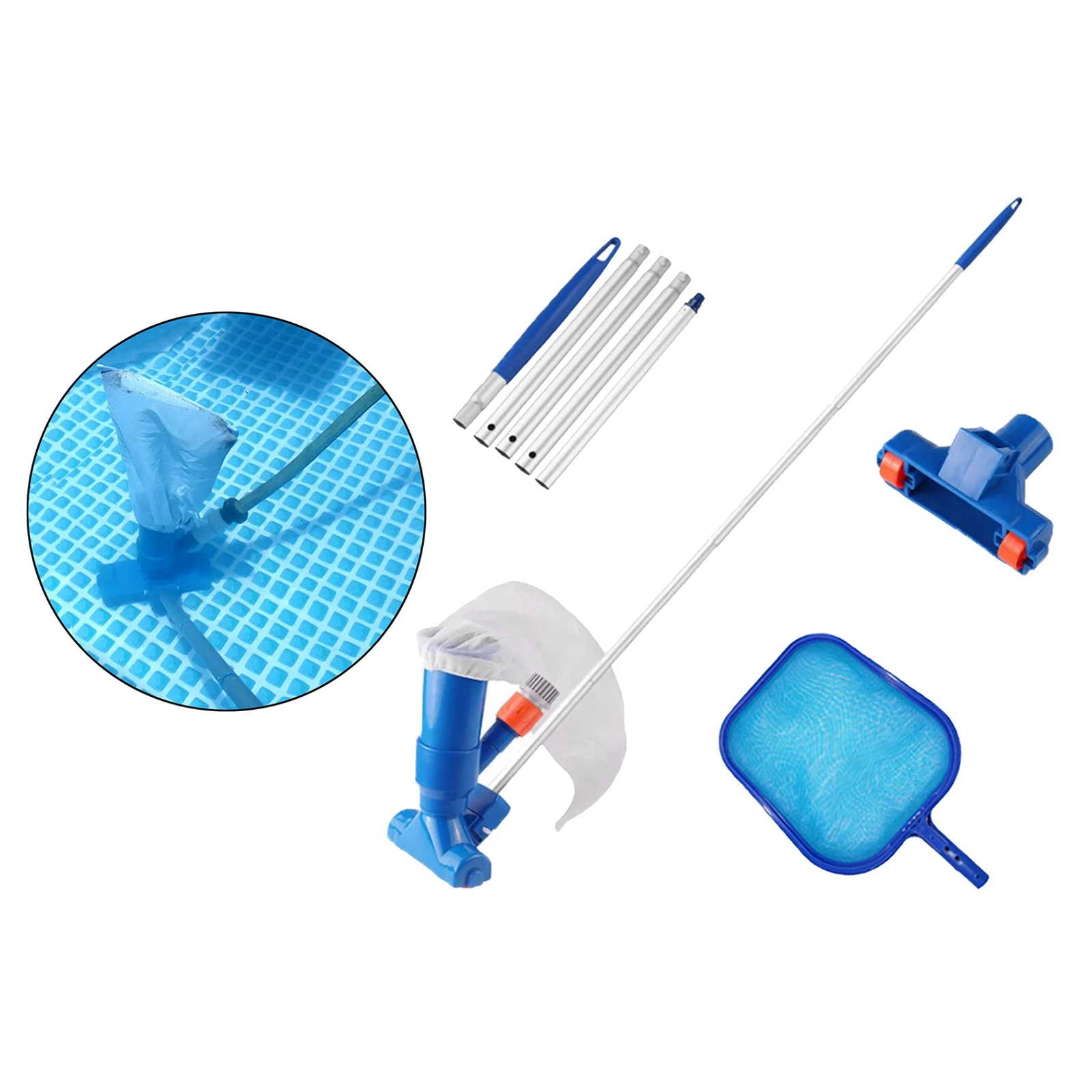 Набор для уборки бассейна вакуумный очиститель воды со скиммером и насадкой