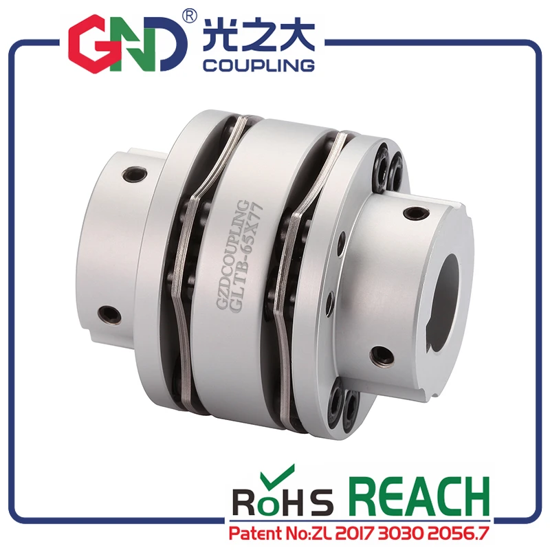 GND 8 screw aluminum alloy high rigidity step type single diaphragm keyway series shaft coupling | Обустройство дома