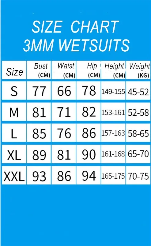 Женский неопреновый гидрокостюм для плавания и Сноркелинга 3 мм | Спорт