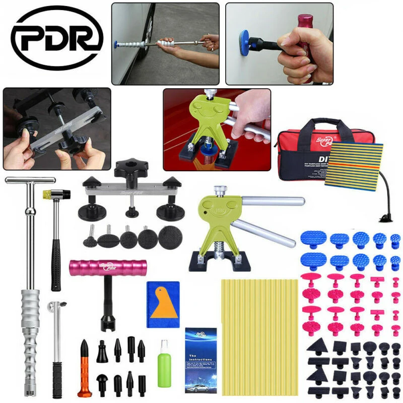 comprar Pdr Paintless Dent Removal Repair Tool Kit De Ferramentas De Reparo Do Corpo Do Carro Dent Removedor Extrator