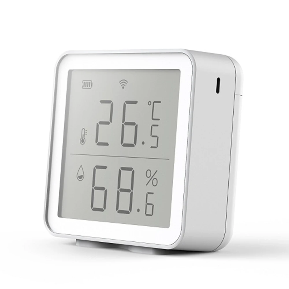 

Wi-Fi датчик температуры и влажности комнатный гигрометр термометр с поддержкой Alexa Google Home Smart Life Tuya