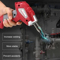 180w 220 240v fast thermal electric soldering iron hand held industrial grade welding soldering gun with led light solder wire
