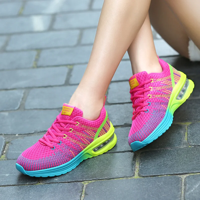 

Летние женские модные кроссовки, дышащая мужская воздушная подушка, повседневная легкая женская обувь на платформе