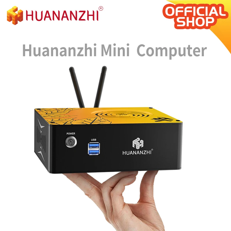 HUANAZHI 1080P Mini PC i3 i5 Intel CORE CPU 4GB 8GB RAM 128 256 GB ROM Windows 10 Desktop Computer HDMI-Compatible VGA