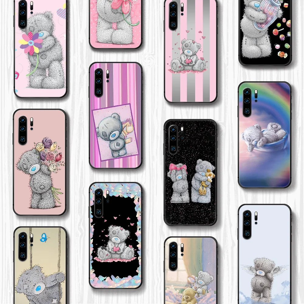 Чехол для телефона Tatty Teddy Huawei P8 P9 P10 P20 P30 P40 Lite Pro Plus smart Z 2019 черный чехол из