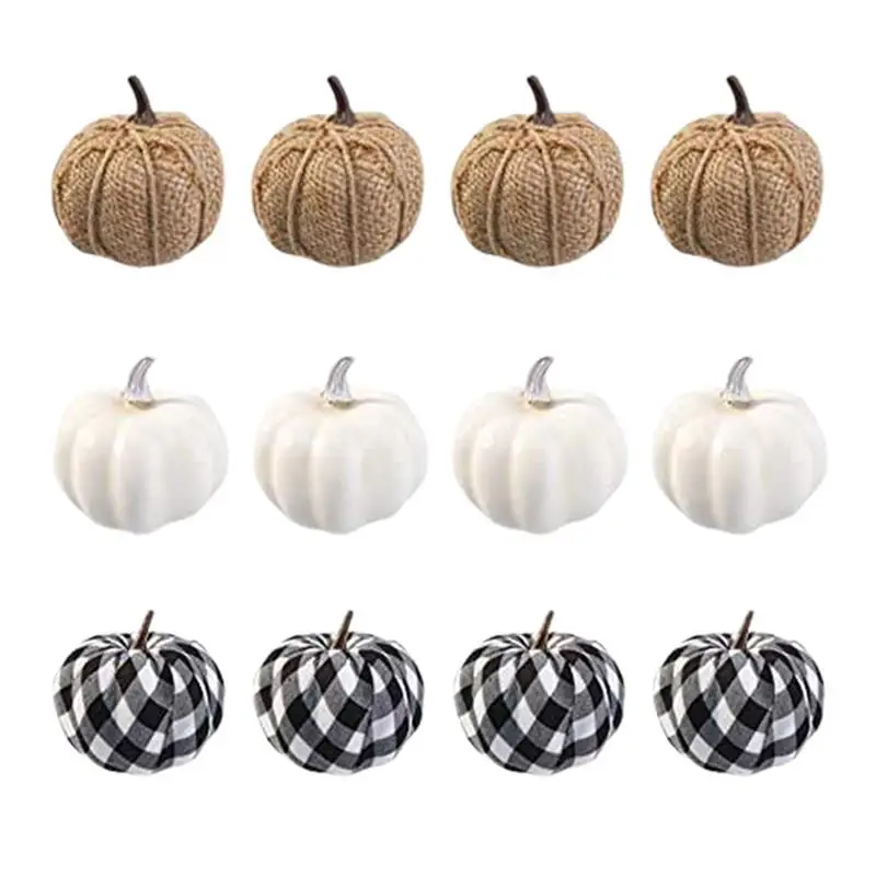 

Artificial Pumpkins Harvest Fake Pumpkin Models For Fall Thanksgiving Halloween Decoration Home Decoration