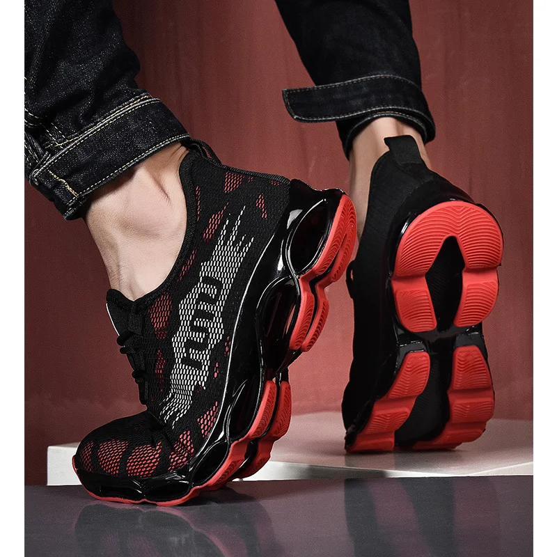 Мужские кроссовки; дышащая повседневная обувь; красовки; Mocassin Basket Homme; сетчатые легкие кроссовки; Chaussures для мужчин; спортивная обувь