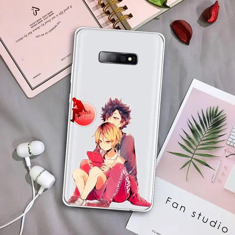 

Kenma Kozume of Haikyuu anime Phone Case Transparent For Samsung Galaxy A 71 21s S note 8 9 10 plus 20 ultra