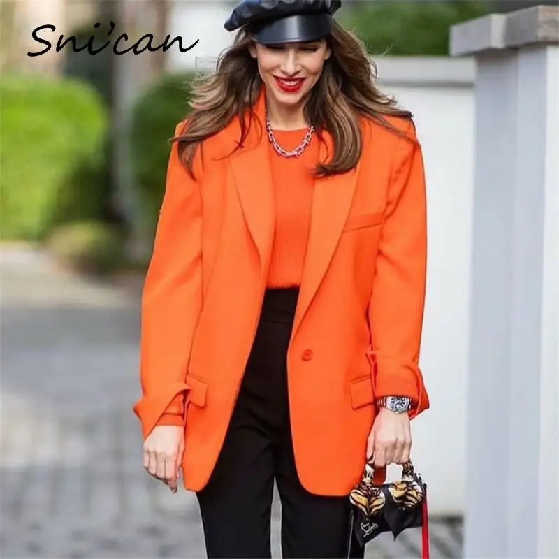 

Женский блейзер с длинным рукавом Za, модные офисные Топы в стиле оверсайз, Повседневная Женская куртка, весна-осень 2021