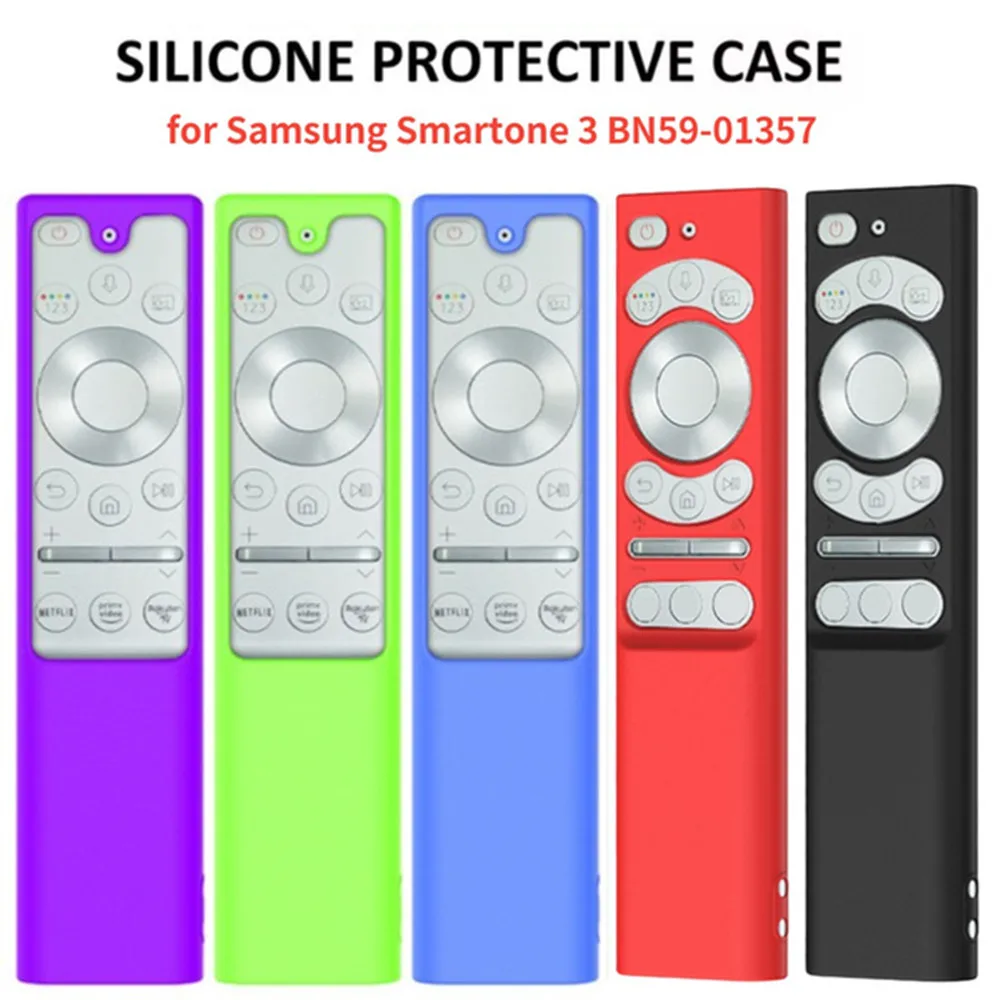 

Чехол для пульта дистанционного управления для Samsung Smart TV, модель TM1990C, мягкий силиконовый чехол, противоударный, пылезащитный контроллер, мя...