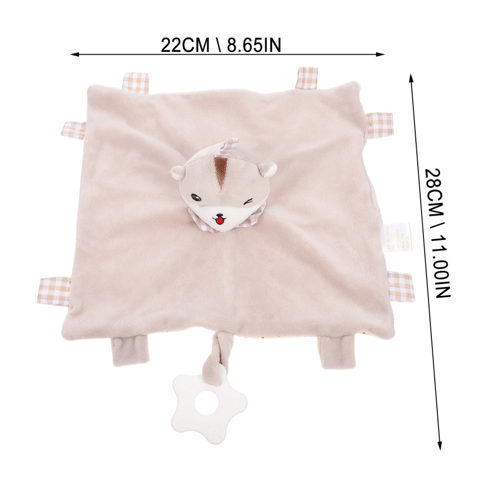 

Security Blankets Knitted Plush Comfortable Baby Lovey Blanket for Kids