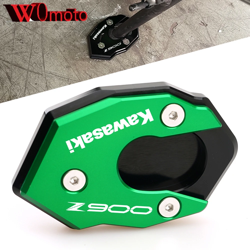 

Z900 мотоциклетная боковая подставка увеличитель пластина CNC алюминиевые аксессуары для Kawasaki Z900 RS 2017-2019 2020 Z 900RS
