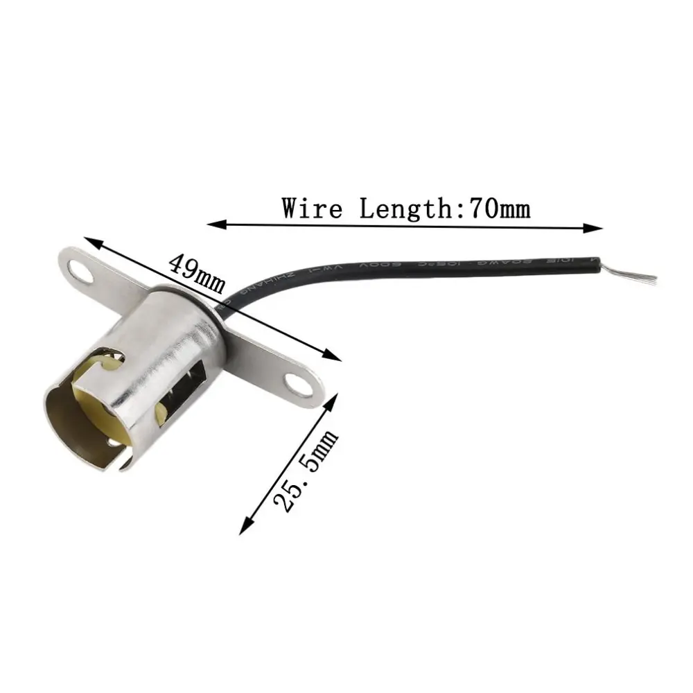 

New BA15s 1156 Led Light Bulb Socket Auto Lamp Holder Base Single Contact Snap-In Socket Assembly For Car Truck Tail Light Hot